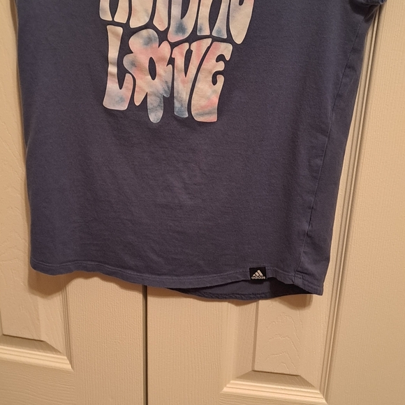Girl's "Adidas Love" short sleeve tee - Picture 3 of 4